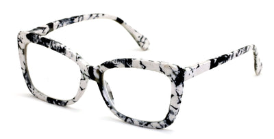 Women Big Lens Butterfly Reading Glasses - Fun Cateye Clear Lens Readers Leopard - Vision World