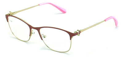 Women's Half Rim Optical Frame Reading Glasses Rhinestones - Clear Eyeglasses - Vision World