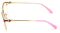 Women's Half Rim Optical Frame Reading Glasses Rhinestones - Clear Eyeglasses - Vision World