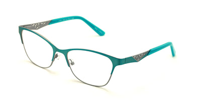 Women Fashion Metal Non-prescription Glasses Clear Lens Eyeglasses Frame WideFit - Vision World