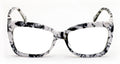 Women Big Lens Butterfly Reading Glasses - Fun Cateye Clear Lens Readers Leopard - Vision World