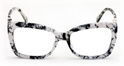 Women Big Lens Butterfly Reading Glasses - Fun Cateye Clear Lens Readers Leopard - Vision World