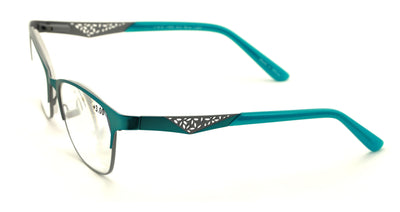 Large Women Premium Fashion Reading Glasses - Wide Fitment Metal Reader - Vision World