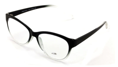 Women Progressive Clear Lens No Line Reading Glasses Tri-Focal Reader Cateye - Vision World