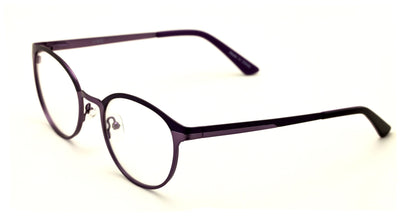 Round Circular Stainless Steel Non-prescription Eye-Glasses Frame Clear Lens - Vision World