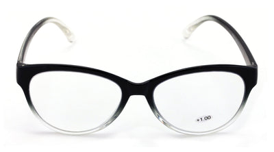 Women Progressive Clear Lens No Line Reading Glasses Tri-Focal Reader Cateye - Vision World