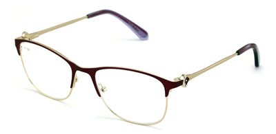 Women's Half Rim Optical Frame Reading Glasses Rhinestones - Clear Eyeglasses - Vision World