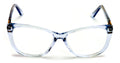 Women Premium Acetate Big Lens Cateye Reading Glasses with Gold Accent - Readers