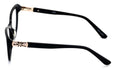 Women Premium Acetate Big Lens Cateye Reading Glasses with Gold Accent - Readers