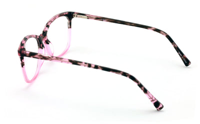 Women 2 Tone Leopard Acetate Non-prescription Glasses Frame Clear Lens Eyeglasse - Vision World