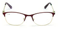 Women's Half Rim Optical Frame Reading Glasses Rhinestones - Clear Eyeglasses - Vision World