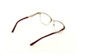Women Fashion Metal Non-prescription Glasses Clear Lens Eyeglasses Frame WideFit - Vision World