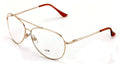 Aviator Progressive Clear Lens No Line Reading Glasses Tri-Focal Reader Spring - Vision World