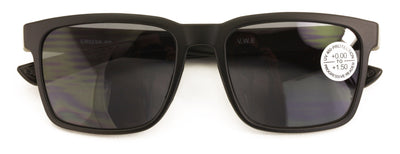 Lightweight Men Progressive Bifocal Reading Sunglasses –Clear  Zero Power on Top