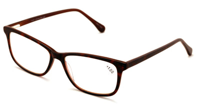 Rectangular Acetate Reading Glasses - Reduce Eyestrain Anti Blue light computer