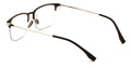 Men Aluminum Optical Frame Wide Rectangular Reading Glasses Titanium Temple Ti03