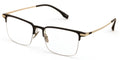 Men Aluminum Optical Frame Wide Rectangular Reading Glasses Titanium Temple Ti03