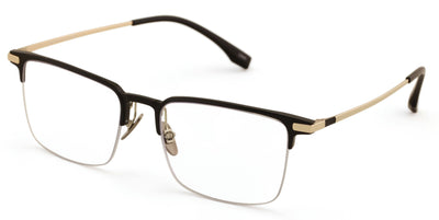 Men Aluminum Optical Frame Wide Rectangular Reading Glasses Titanium Temple Ti03