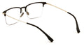 Men Aluminum Optical Frame Wide Rectangular Reading Glasses Titanium Temple Ti03