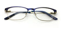 Women Stainless Steel Metal  Non-prescription Eye Glasses Frame Clear Lens Half - Vision World