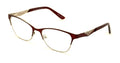 Women Fashion Metal Non-prescription Glasses Clear Lens Eyeglasses Frame WideFit - Vision World