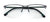 Men Premium Optical Frame Large Head Reading Glasses Half Rim Metal 145MM DRM03