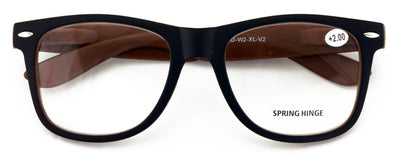 XL Extra Large Reading Glasses - Wide Fitment - High Power From 1.00 to 6.00 - Vision World