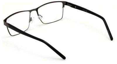Men Reading Glasses - Metal with Plastic Temple Extra Large Reader - 152mm Wide - Vision World