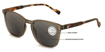 Lightweight Men Progressive Bifocal Reading Sunglasses – No Line Clear On Top