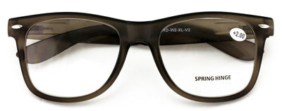 XL Extra Large Reading Glasses - Wide Fitment - High Power From 1.00 to 6.00 - Vision World