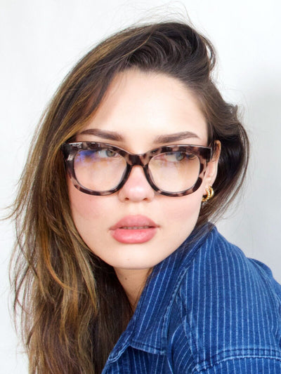 2 Pairs Glasses Blue Light Blocking, UV Computer Readers Reading Bold Eye Clear