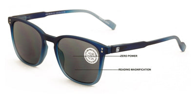 Lightweight Men Progressive Bifocal Reading Sunglasses – No Line Clear On Top