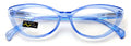 Cateye Transparent Clear Reading Glasses - Sexy Female Readers - Spring Hinge