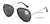 Large Metal Tear Drop Progressive Reading Sunglasses - Zero Power On Top No Line