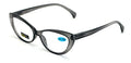 Cateye Transparent Clear Reading Glasses - Sexy Female Readers - Spring Hinge
