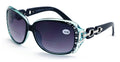 Oversized Rhinestones Women Bifocal Reading Sunglasses Reader Glasses Vintage