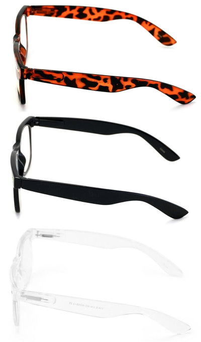 3 Pairs Classic Anti Blue UV Ray Reading Glasses Spring Hinge Readers Computer - Vision World