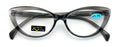 Cateye Transparent Clear Reading Glasses - Sexy Female Readers - Spring Hinge