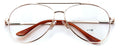 Aviator Progressive Clear Lens No Line Reading Glasses Tri-Focal Reader Spring