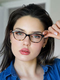 4 Pairs Women 2tone Tortoise Reading Glasses Lightweight Clear Lens Reader ZT110