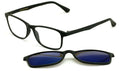 TR90 Black Reading Glasses With Sunglasses Clip On - Eyeglasses Readers Clear - Vision World