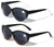 2 Pairs Women Outdoor Reading Sunglasses Oversized - Full Lens Readers Leopard