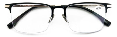Men Aluminum Optical Frame Wide Rectangular Reading Glasses Titanium Temple Ti03