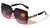 Women Square Oversized Rhinestones Gem Bifocal Reading Sunglasses Outdoor Reader