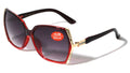 Women Bifocal Oversized Rhinestones Reading Glasses - UV 400 Protection Readers