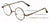 Progressive No Line Multifocus Round Metal Reading Glasses – Tri-Focal Reader fo