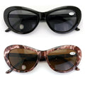 2 Pairs Women Bifocal Reading Sunglasses Reader Glasses Cateye Vintage Jackie o.