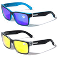 2 Pairs Large Men BIFOCAL Color Mirror Reading Sunglasses Blue Orange Reader