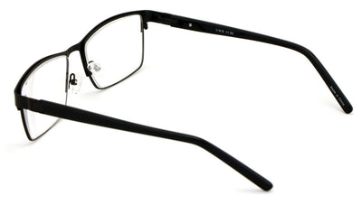 Men Reading Glasses - Metal with Plastic Temple Extra Large Reader - 152mm Wide - Vision World