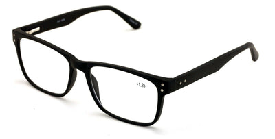 Large Men Premium Rectangular Reading Glasses Optical Frame Reader Spring Hinge 1498 - Vision World
